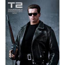 Terminator Terminator 2 Motorcycle Leather Jacket Free Shipping In Usa Leather Jacket Jackets Vintage Biker Jacket