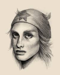 Creator: Me SJ Portrait Studio Title: Baby and Jonny Medium: Graphite  pencil Portrait drawing of Baby and Jonny from the dirty dancing movie.  Drawn in graphite pencil