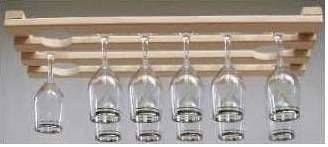 Find great deals on ebay for wooden wine glass holder. How To Build A Wooden Wineglass Rack Hunker Wine Glass Hanger Wine Glass Storage Wine Glass Holder