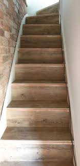 What S The Saying Apples And Pears Up The Stairs Well Not In This Yorkshire Home Contemporary Karndean Van G In 2020 With Images Karndean Flooring Stair Well Flooring