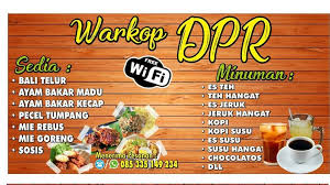 Download contoh spanduk warung kopi format cdr. Contoh Banner Angkringan
