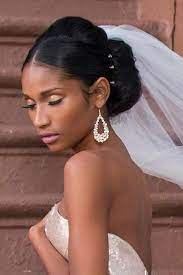 39 Black Women Wedding Hairstyles That Full Of Style Short Wedding Hair Black Wedding Hairstyles Black Women Wedding Hairstyles