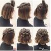 Easy Short Hair Half Up Half Down