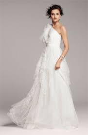 Carmen Marc Valvo Dotted Tulle One Shoulder Gown Nordstrom Polka Dot Wedding Dress Wedding Dress Inspiration Gorgeous Gowns