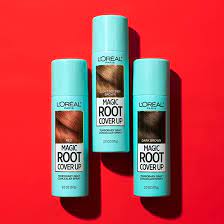 Amazon Com L Oreal Paris Magic Root Cover Up Gray Concealer Spray Black 2 Oz Packaging May Vary Beauty Root Cover Up Concealer Loreal