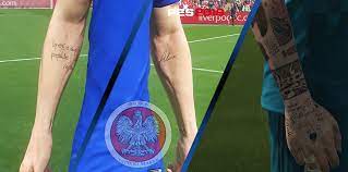 Near the portrait you will find the ink with her name. Tattoos By Sho96 On Twitter Morata Ramos Lord Danilo Lovren Tattoo Preview Pes2018 Tattoo