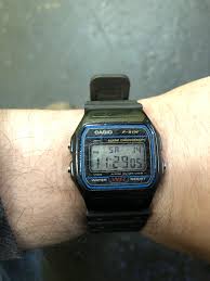 Resistance against breaking measuring capacity: Casio My Beat Up F 91w Watches