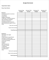 Non Profit Budget Templates Sada Margarethaydon Com