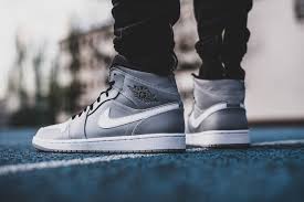 Black White Jordan 1 Mid Nike Air Jordan 1 Mid Wolf Grey Black White 554724 046 Rare Ds Trainers Nike Lifestyle Air Jordans Mens Trainers Nike Air Jordan