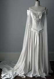 White Medieval Wedding Gown Medieval Wedding Medieval Gown Medieval Dress