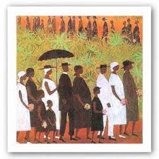 Funeral Procession By Ellis Wilson From The Cosby Show Episode The Auction African American Art American Art African American Artist