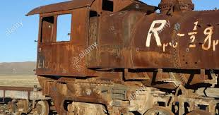 Trains Left To Rust In Uyuni Stock Photo Abandoned Train Photo Stock Photos