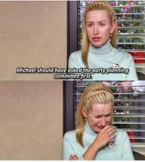 He Should Have Asked Angela The Office The Office Show Office Memes