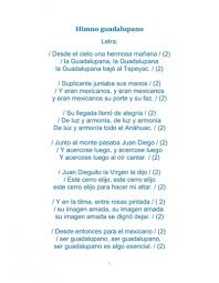 La guadalupana (traducción al inglés). El Rosario