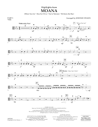 One day i'll know if i go there's just no telling how far i'll go verse 2 i know everybody on this island seems so happy, on this island everything is by design i know everybody on this island has a role, on this island so maybe i can roll with mine refrain 2 i can lead with pride, i can make us strong i'll be satisfied if i play along Highlights From Moana Pt 3 Viola Sheet Music To Download