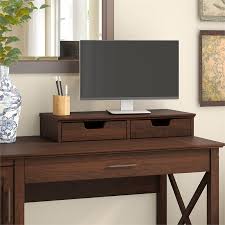 > hutches & desktop organizers. Bush Furniture Key West Desktop Organizer With Drawers In Bing Cherry Kws127bc 03