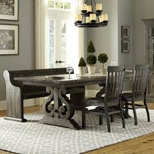 If you are indecisive then go for a dark wood finish. Turnin Table 2 Chairs Bench Walker S Furniture Table Chair Set With Bench