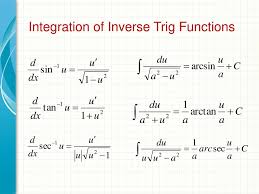 Check spelling or type a new query. Derivatives And Integrals Of Inverse Trig Functions Ppt Download