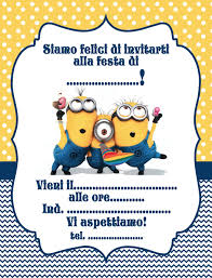 Pin Di Ilenia Rossi Su I Minions Compleanno Minion Auguri Di Buon Compleanno Inviti Di Compleanno Per Bambini