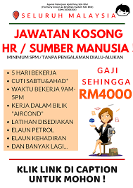 Kami menawarkan kemasukan segera bagi jawatan operator pengeluaran di shah alam atau. Jangan Lupa Mohon Kekosongan Kerja Hr Maukerja Malaysia Facebook