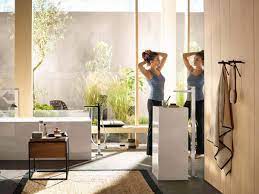What makes a bathroom modern? Modern Bathrooms Find Your Bathroom Style Here Hansgrohe Int
