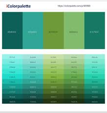 No single style is dominant. 340 Latest Color Schemes With Keppel Color Tone Combinations 2021 Icolorpalette