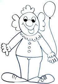 Clownsgesichter Malvorlagen
