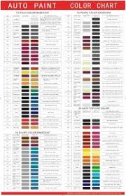 Free Auto Paint Color Chart For High Quality China Paint