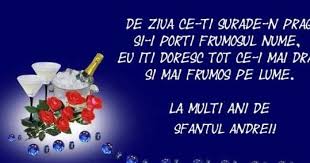 La multi ani,cu ocazia sf.andrei!happy birthday for celebration of day's saint andrew! La Multi Ani De Sfantul Andrei Felicitari Online