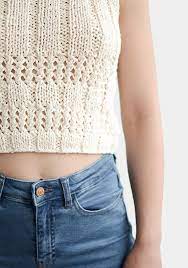 Sleeveless Knit Top Boho Knit Top Cotton Crop Top Summer Etsy Sleeveless Knit Top Summer Crop Tops Cotton Crop Top