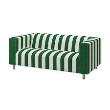 Zu sehen auch an klippans neuem kleid: Klippan Bezug 2er Sofa Radbyn Grun Weiss Ikea Osterreich