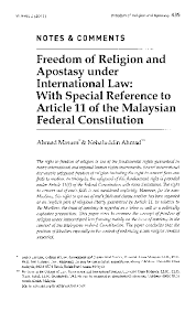 2) act 1973 and the territory of. Pdf Freedom Of Religion And Apostasy 435 Freedom Of Religion And Apostasy Under International Law With Special Reference To Article 11 Of The Malaysian Federal Constitution Aqil Fahimi Academia Edu