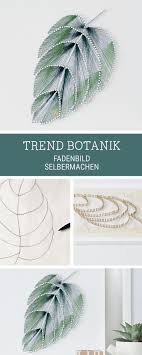 Diy Anleitung Fadenbild In Statement Leave Form Selber Machen Via Dawanda Com Fadenbilder Selbstgemachte Kunst Selbermachen