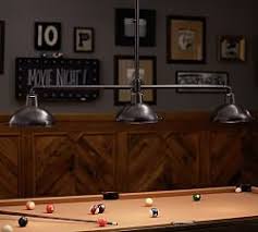 Pendant Lighting Pendant Light Fixtures Lights Pottery Barn Pool Table Room Pool Table Lighting Chandelier For Sale