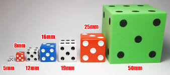 Dice Sizes Explained 8mm 12mm 16mm 19mm 25mm And More