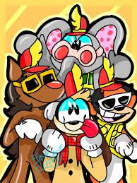 The Banana Splits By Funtimefluffy843 On Deviantart In 2021 Cartoon Art Styles Banana Split Banana Splits Tv Show