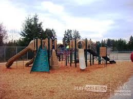 Cedar Wood Elementary Park Slide Playground Cedarwood