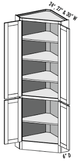 Standing 63'' tall, its frame is constructed from wood with no resistant finishing, so it should not be used in damp environments. Pantry Corner Cabinet With Tall Corner Cupboard Kitchen Kitchen Design Ideas With Kitchen Kitchen Corner Cupboard Corner Pantry Cabinet Corner Kitchen Cabinet