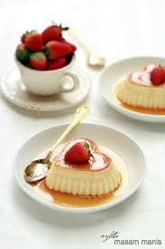 Susu uht full cream), 1 kaleng skm putih, 3 butir telur (telurnya yg agak besar), 1.5 sdt pasta vanila (me: Resepi Puding Karamel Cheese Famousresipi Farbuck Com