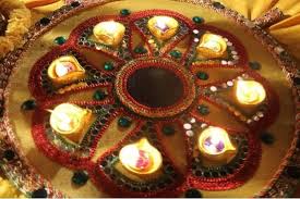 Mehndi Thaal Wedding Decorations Holiday Decor Christmas Tree Skirt
