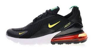 Nike Air Max 270 Flyknit Black Green Yellow Ah8050 112 Nike Air Max Nike Cheap Nike Air Max