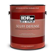 If you're standing in home depot's interior paint section now, you may be wondering which of the store's two main brands to choose from, behr or. Behr Ultra Scuff Defense Interior Extra Durable Flat Paint Primer In Ultra Pure White 3 The Home Depot Canada