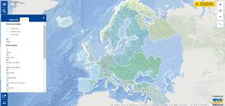 We need a world map to act as a reference point to all that what is happening in various parts of the world. Map Of The Week Rivers Lakes And River Basins European Marine Observation And Data Network Emodnet
