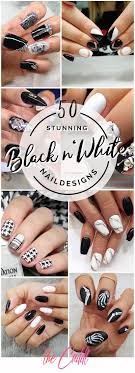 Ahead, 15 of the cutest manicure ideas on instagram for short nails. 50 Stunning Black And White Nail Designs That Are Easy To Create In 2020