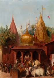 George Landseer (British, 1834-1878) The Golden Temple, Benares, 1861 Lot 74