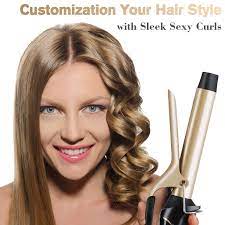 Terresa Curling Iron 1 Inch Hair Curler Wand For Long Thick Hair Metal Ceramic Heating Tech Dual Voltage Thick Hair Styles Hair Curler Wand Long Thick Hair