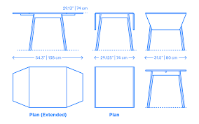 Ikea ypperlig coffee table dark gray/birch 19 5/8 903.465.92. Ikea Ps 2012 Drop Leaf Table Dimensions Drawings Dimensions Com