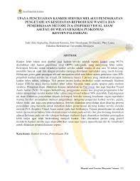 Kanker merupakan salah satu penyakit yang paling ditakuti dan dipandang sebagai penyebab utama kematian diseluruh dunia. Https Ejournal Unsri Ac Id Index Php Jpsriwijaya Article Download 2149 935