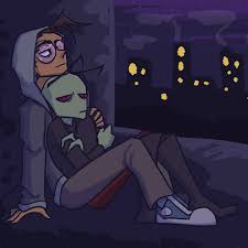 Helena Shared A Photo On Instagram Feeling Moody Dark And Heavy There S No Feeling In My Left Arm Resonance Is F In 2020 Invader Zim Dib Invader Zim Cartoon