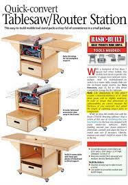 3091 Table Saw And Router Workstation Plans Router Table Saw Woodworking Plans Pdf Woodworking Workbench Woodworking Plans